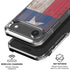 Texas Flag Dark Wood iPhone 17 Air Clear Case