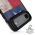Texas Flag Dark Wood iPhone 17 Air Kickstand Case