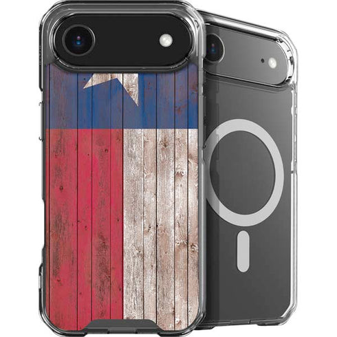 Texas Flag Dark Wood iPhone 17 Air MagSafe Case