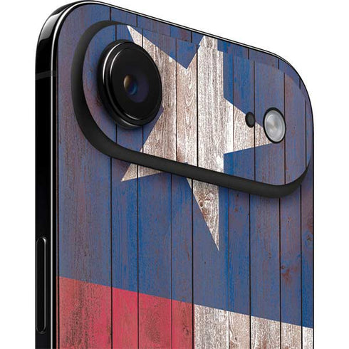 Texas Flag Dark Wood iPhone 17 Air Skin