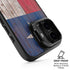 Texas Flag Dark Wood iPhone 17 Kickstand Case