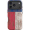 Texas Flag Dark Wood iPhone 17 Pro Impact Case