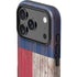 Texas Flag Dark Wood iPhone 17 Pro Max Impact Case