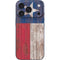 Texas Flag Dark Wood iPhone 17 Pro Max Skin