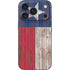 Texas Flag Dark Wood iPhone 17 Pro Skin