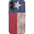 Texas Flag Dark Wood iPhone 17 Skin