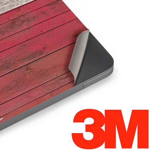 Texas Flag Dark Wood Apple MacBook Air Skin