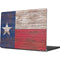 Texas Flag Dark Wood Apple MacBook Pro 14-inch Skin