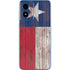Texas Flag Dark Wood Moto G Play 4G (2024) Skin