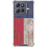 Texas Flag Dark Wood Moto G Play 5G (2025) Clear Case