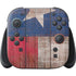 Texas Flag Dark Wood Nintendo Skins