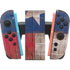 Texas Flag Dark Wood Nintendo Switch 2 (2025) Joy-Con Controller Skin