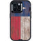 Texas Flag Dark Wood Otterbox Defender iPhone Skin