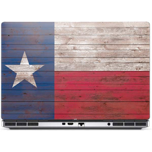 Texas Flag Dark Wood Dell Precision Skin