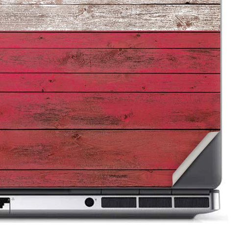 Texas Flag Dark Wood Dell Precision Skin