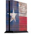 Texas Flag Dark Wood PlayStation PS4 Skins