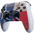 Texas Flag Dark Wood PS5 DualSense Edge Pro Controller Skin
