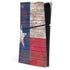 Texas Flag Dark Wood PS5 Slim Digital Edition Console Skin
