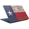 Texas Flag Dark Wood Surface Laptop Skin