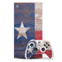 Texas Flag Dark Wood Xbox Series X Skins