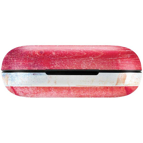Texas Flag Light Wood Amazon Echo Buds Skin
