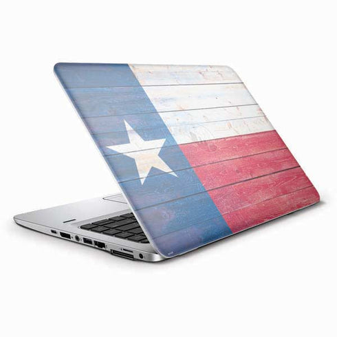 Texas Flag Light Wood HP Elitebook Skin