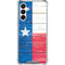 Texas Flag Light Wood Galaxy A16 5G Clear Case