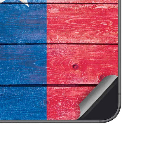 Texas Flag Light Wood Galaxy A16 5G Skin