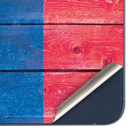Texas Flag Light Wood Galaxy A35 5G Skin