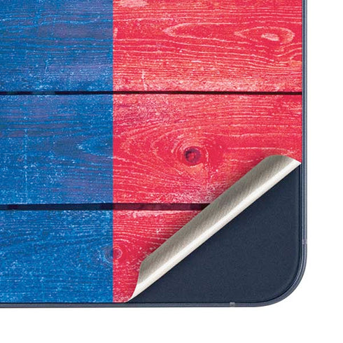 Texas Flag Light Wood Galaxy A36 5G Skin