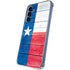 Texas Flag Light Wood Galaxy A55 5G Clear Case