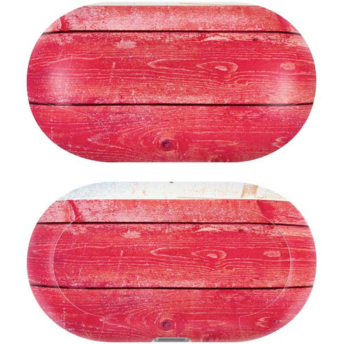 Texas Flag Light Wood Galaxy Buds Plus Skin