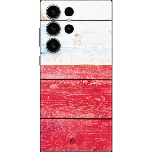 Texas Flag Light Wood Galaxy Skins