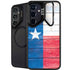 Texas Flag Light Wood Galaxy S25 Kickstand Case