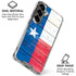 Texas Flag Light Wood Galaxy S26 Clear Case
