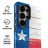 Texas Flag Light Wood Galaxy S26 Ultra Impact Case