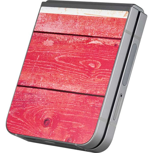 Texas Flag Light Wood Galaxy Z Flip6 Skin