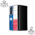 Texas Flag Light Wood Galaxy Z Fold7 Clear Case