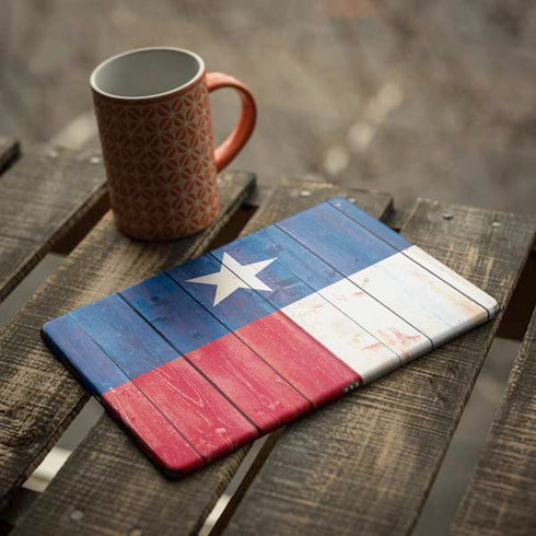 Texas Flag Light Wood iPad Skins