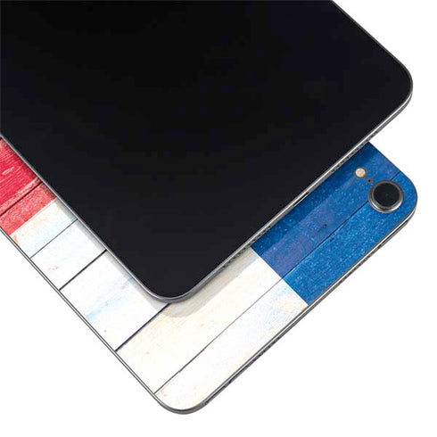 Texas Flag Light Wood Apple iPad Mini Skin