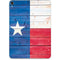 Texas Flag Light Wood Apple iPad Pro Skin