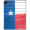Texas Flag Light Wood iPad Pro 11in (2024) Clear Case