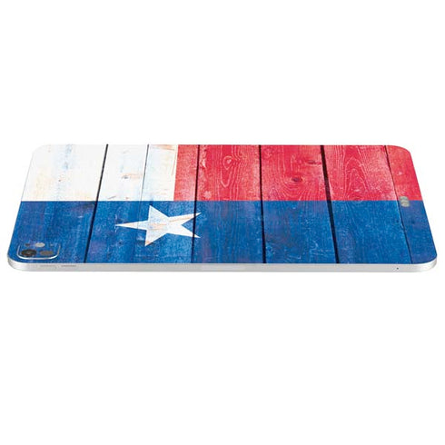 Texas Flag Light Wood iPad Pro 13in M4 (2024) Skin