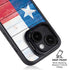 Texas Flag Light Wood iPhone 14 Plus Kickstand Case