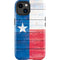 Texas Flag Light Wood iPhone 15 Impact Case