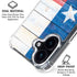 Texas Flag Light Wood iPhone 16 MagSafe Case