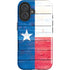 Texas Flag Light Wood iPhone 16 Plus Impact Case