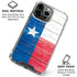 Texas Flag Light Wood iPhone 16 Pro Max Clear Case