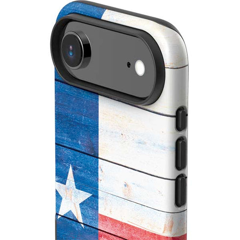 Texas Flag Light Wood iPhone 17 Air Impact Case