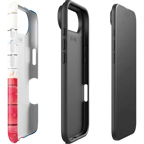 Texas Flag Light Wood iPhone 17 Air Impact Case